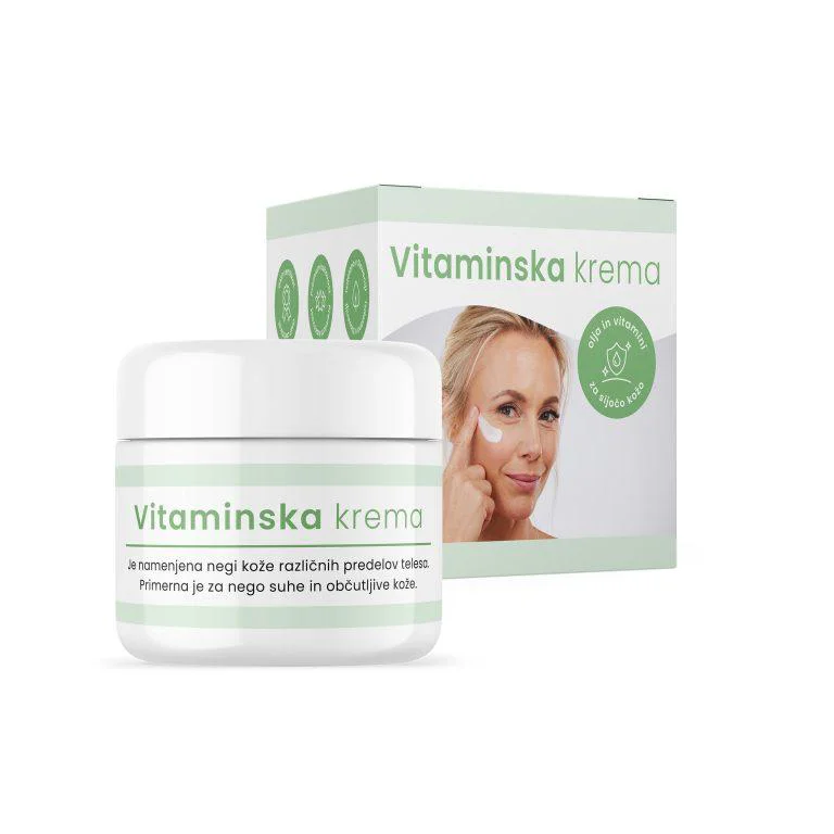 Vitaminska krema za nego zrele in suhe kože