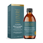 Elixiré Liposomal Multivitamin & Greens — with vitamins and chlorophyll to support energy, immunity, and overall vitality.