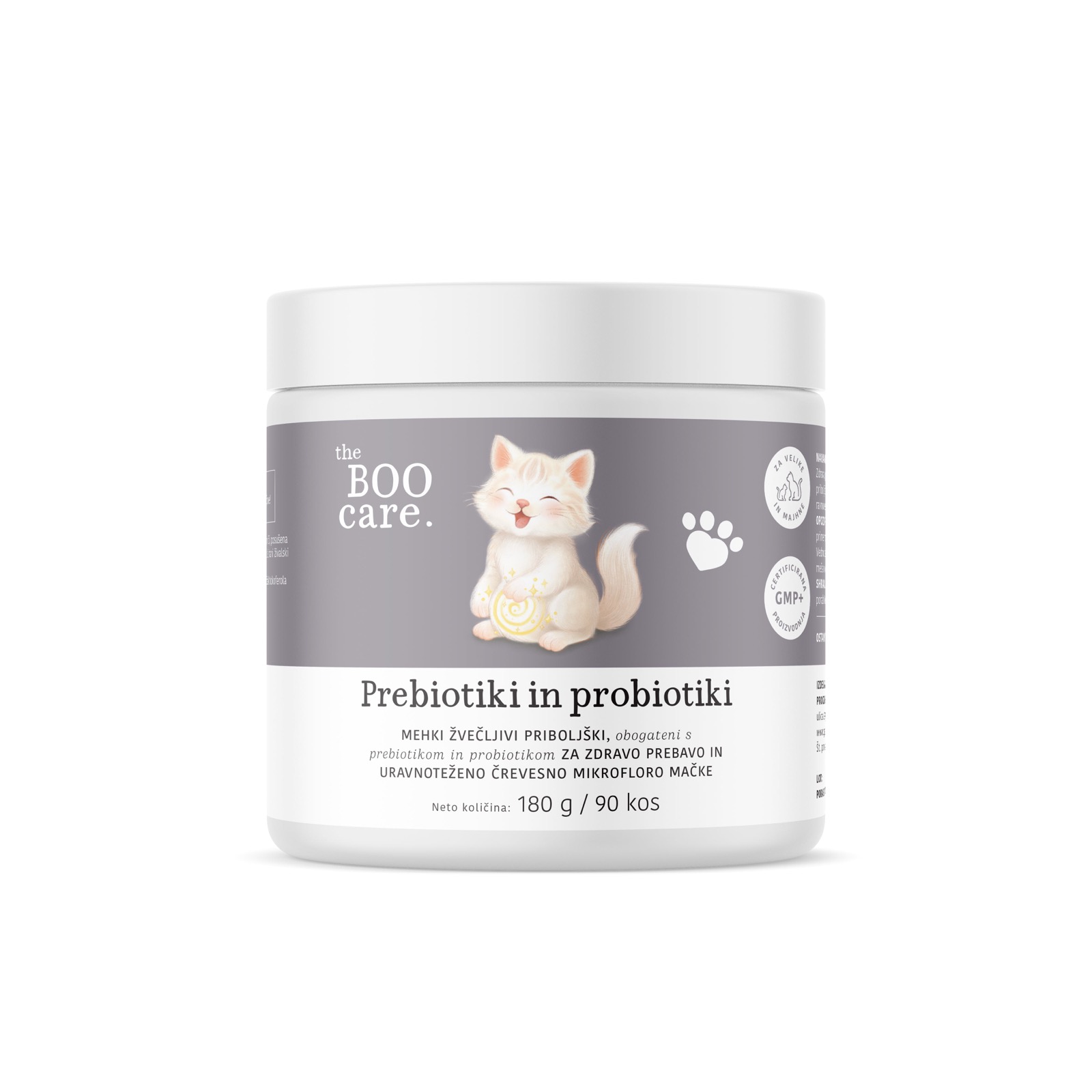 The Boo Care Prebiotiki in probiotiki – mehki žvečljivi priboljški za mačke (slika 1) The Boo Care Prebiotiki in probiotiki – mehki žvečljivi priboljški za mačke (slika 1)