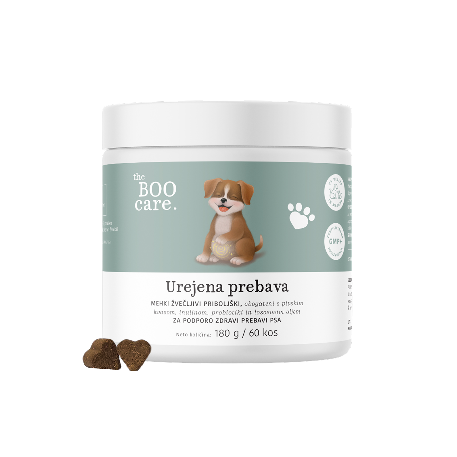 The Boo Care Urejena prebava – mehki žvečljivi priboljški za pse (slika 1) The Boo Care Urejena prebava – mehki žvečljivi priboljški za pse (slika 1)
