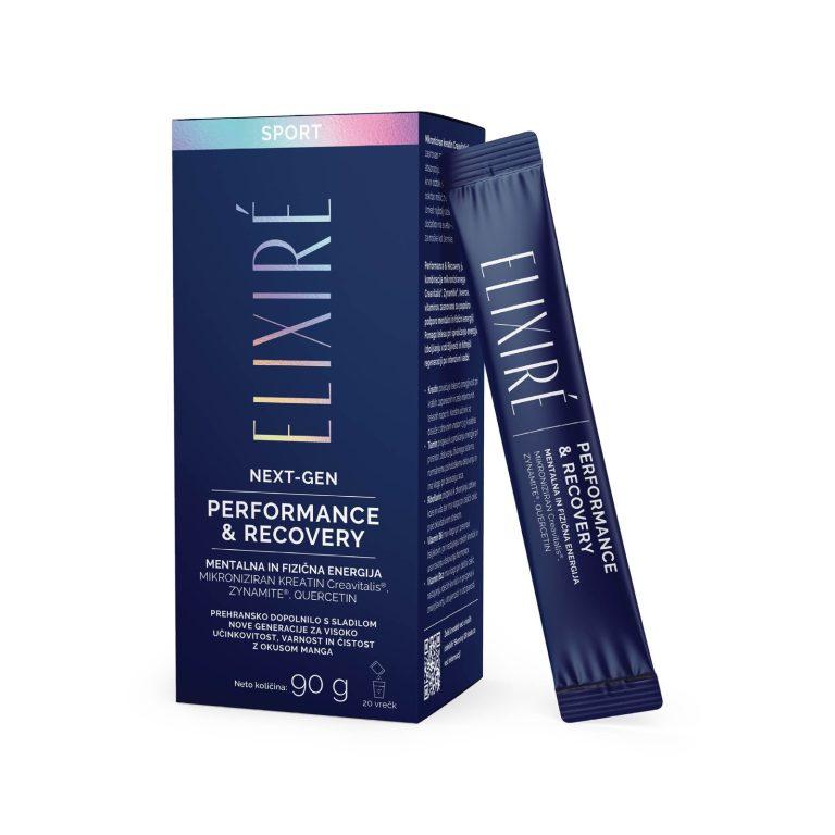 ELIXIRÉ NEXT-GEN PERFORMANCE & RECOVERY, okus mango (20 vrečk) (slika 1)