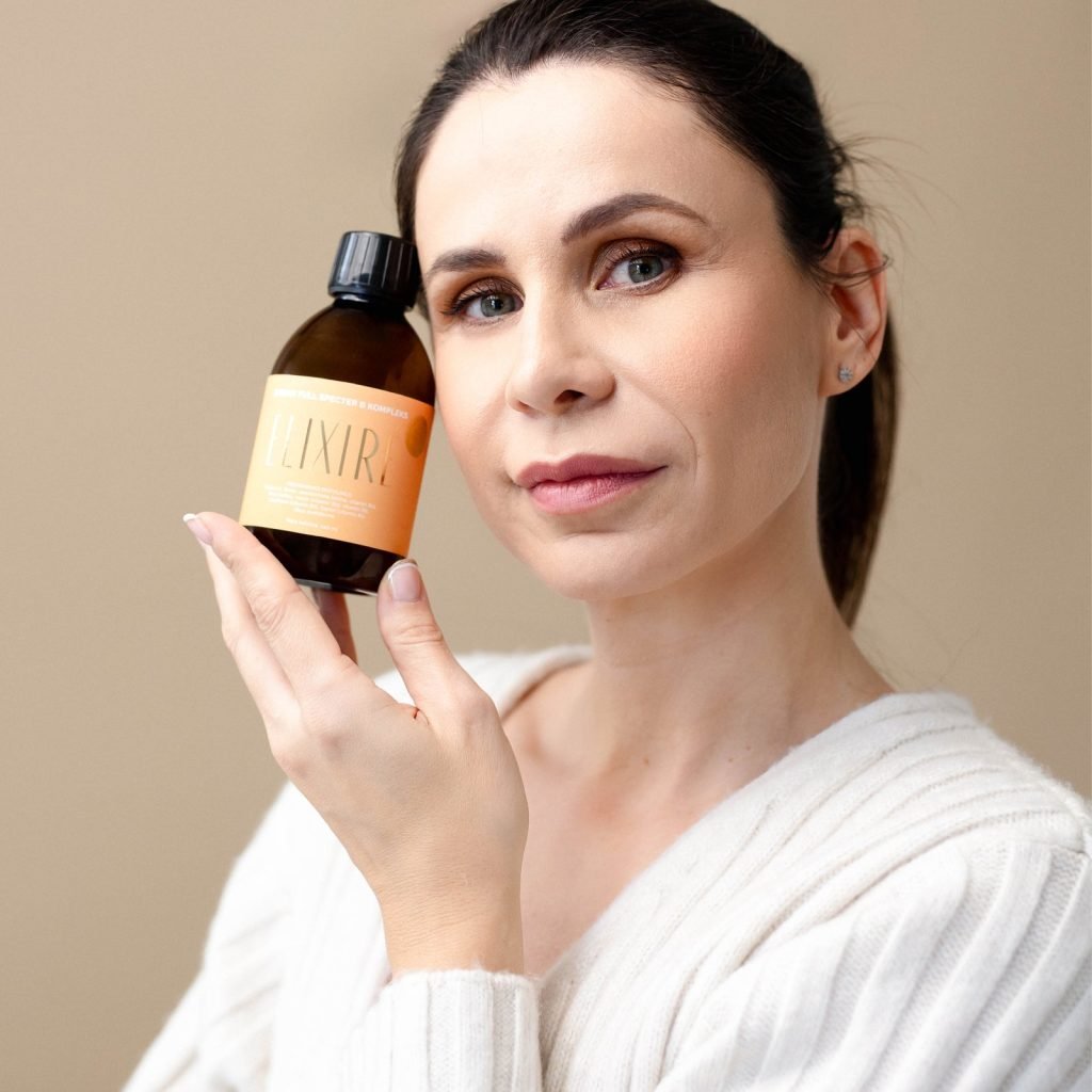 ELIXIRÉ LIPOSOMSKI FULL SPECTER B COMPLEX, okus mandarine – koraki uporabe
