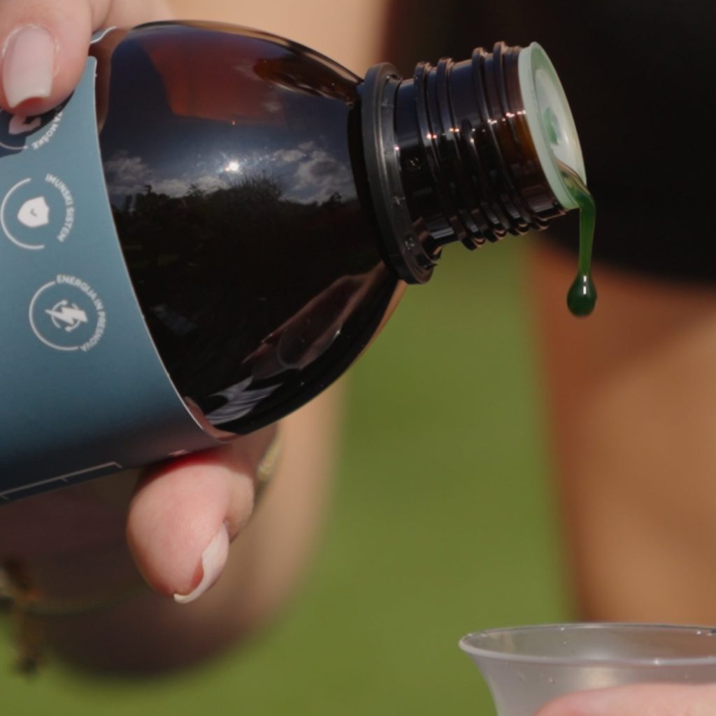 ELIXIRÉ LIPOSOMSKI MULTIVITAMIN & GREENS, okus pomaranče – koraki uporabe
