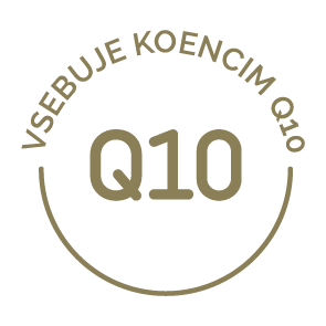 Vsebuje koencim Q10